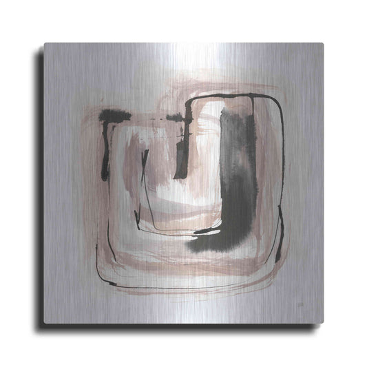 Luxe Metal Art 'Lost in Squares IV' by Chris Paschke, Metal Wall Art