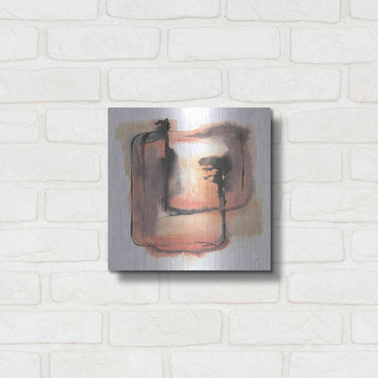 Luxe Metal Art 'Life Squared I' by Chris Paschke, Metal Wall Art,12x12