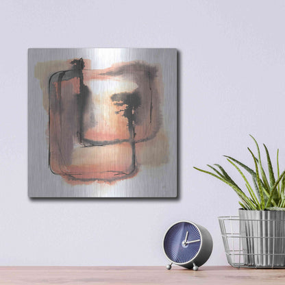 Luxe Metal Art 'Life Squared I' by Chris Paschke, Metal Wall Art,12x12