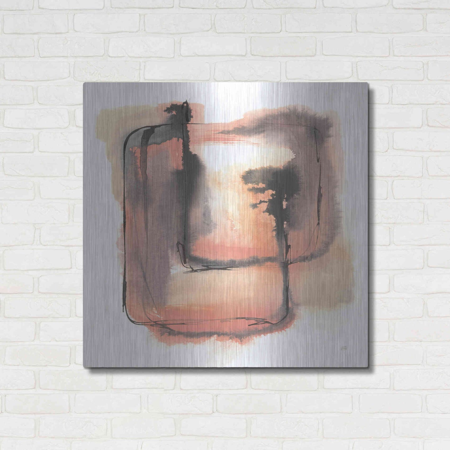 Luxe Metal Art 'Life Squared I' by Chris Paschke, Metal Wall Art,36x36