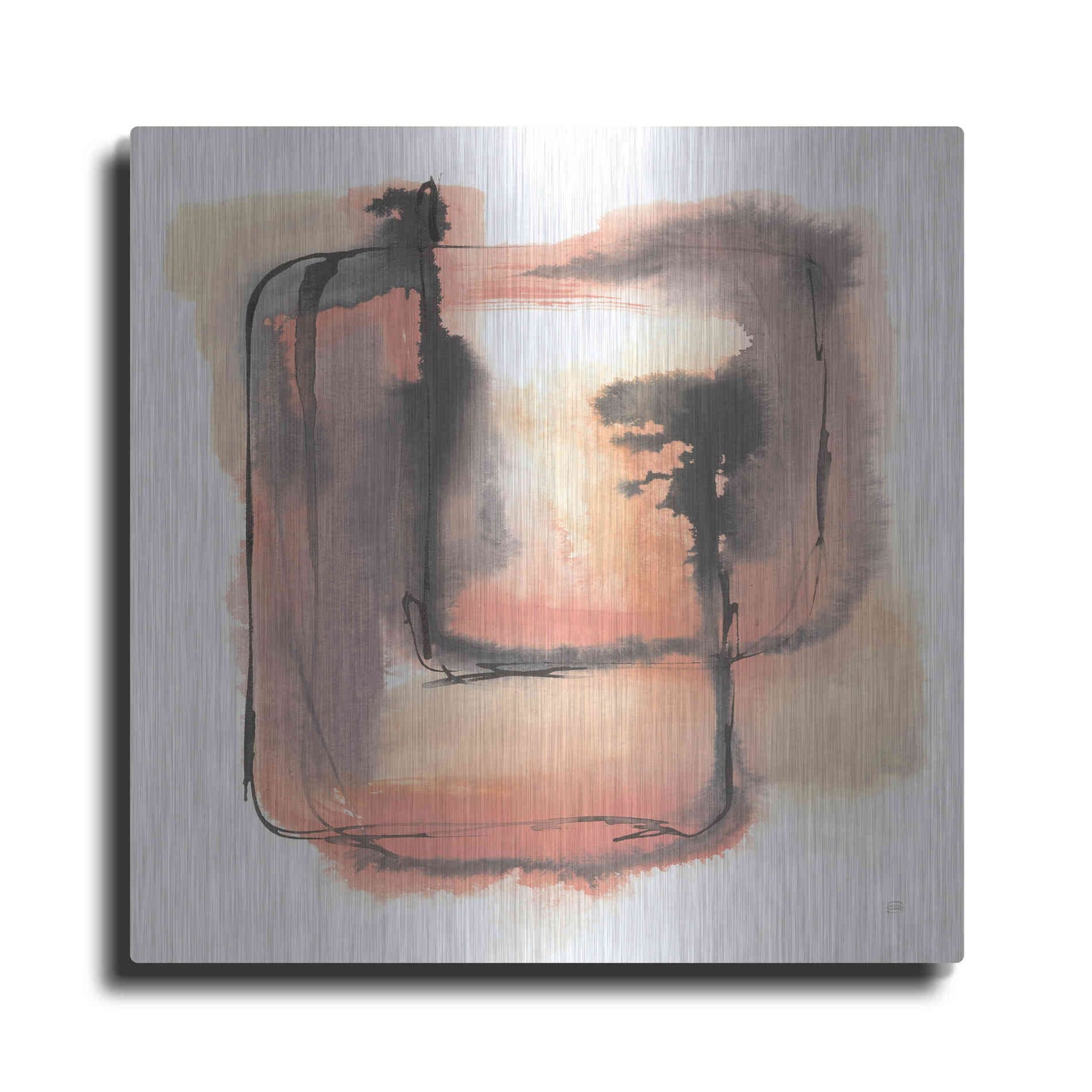 Luxe Metal Art 'Life Squared I' by Chris Paschke, Metal Wall Art