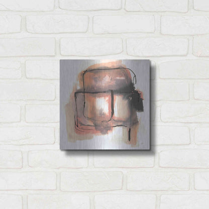 Luxe Metal Art 'Life Squared II' by Chris Paschke, Metal Wall Art,12x12