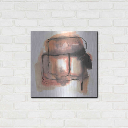 Luxe Metal Art 'Life Squared II' by Chris Paschke, Metal Wall Art,24x24