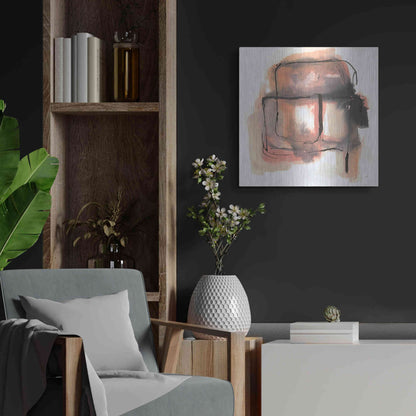 Luxe Metal Art 'Life Squared II' by Chris Paschke, Metal Wall Art,24x24