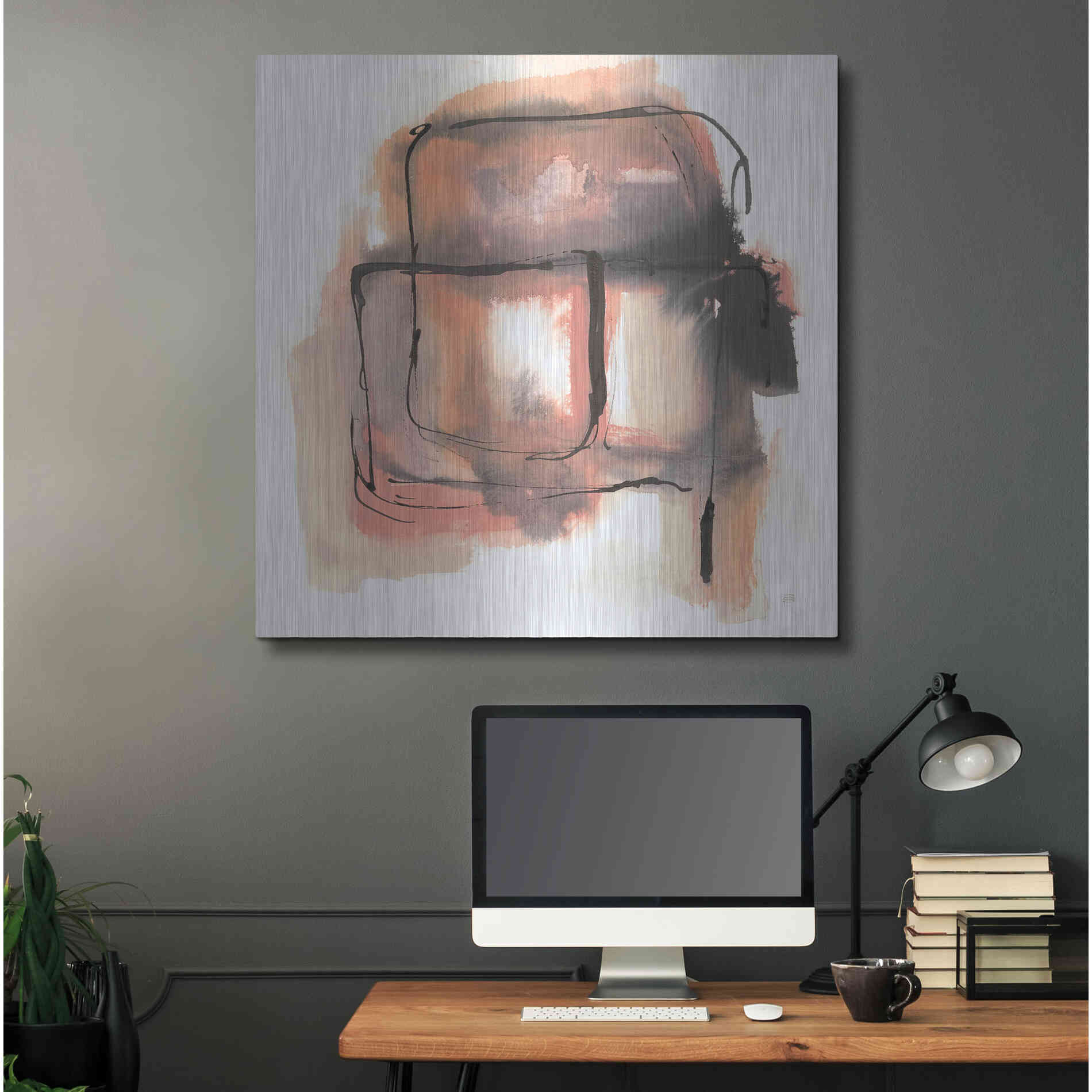 Luxe Metal Art 'Life Squared II' by Chris Paschke, Metal Wall Art,36x36