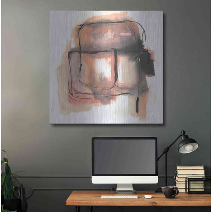 Luxe Metal Art 'Life Squared II' by Chris Paschke, Metal Wall Art,36x36