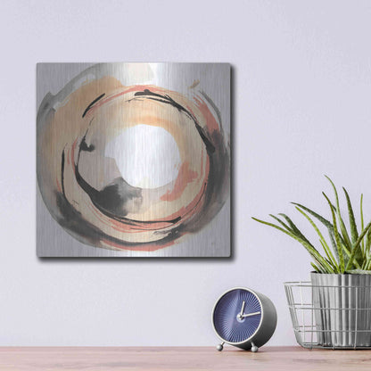 Luxe Metal Art 'Coming to Life II' by Chris Paschke, Metal Wall Art,12x12