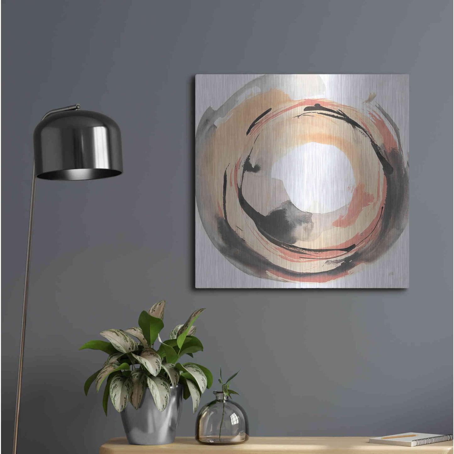 Luxe Metal Art 'Coming to Life II' by Chris Paschke, Metal Wall Art,24x24