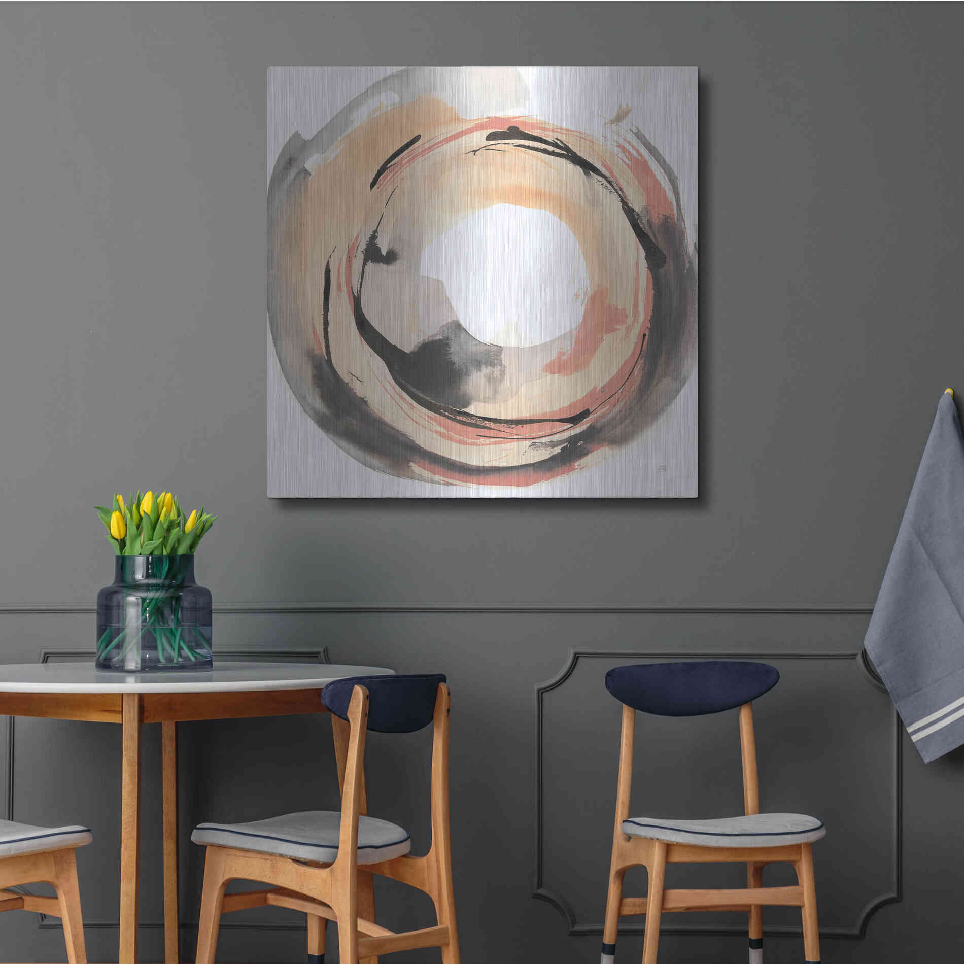 Luxe Metal Art 'Coming to Life II' by Chris Paschke, Metal Wall Art,36x36