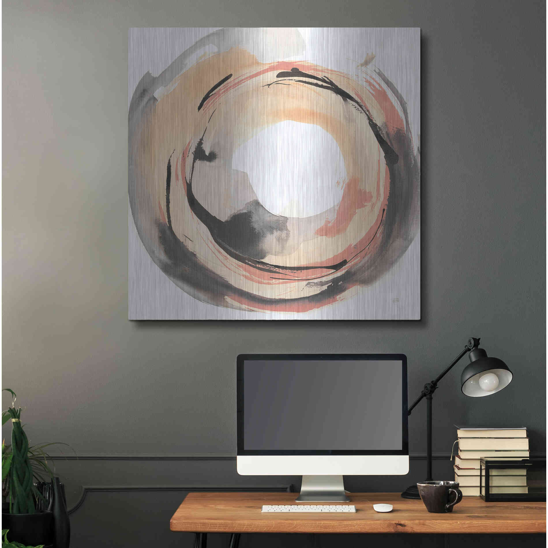 Luxe Metal Art 'Coming to Life II' by Chris Paschke, Metal Wall Art,36x36