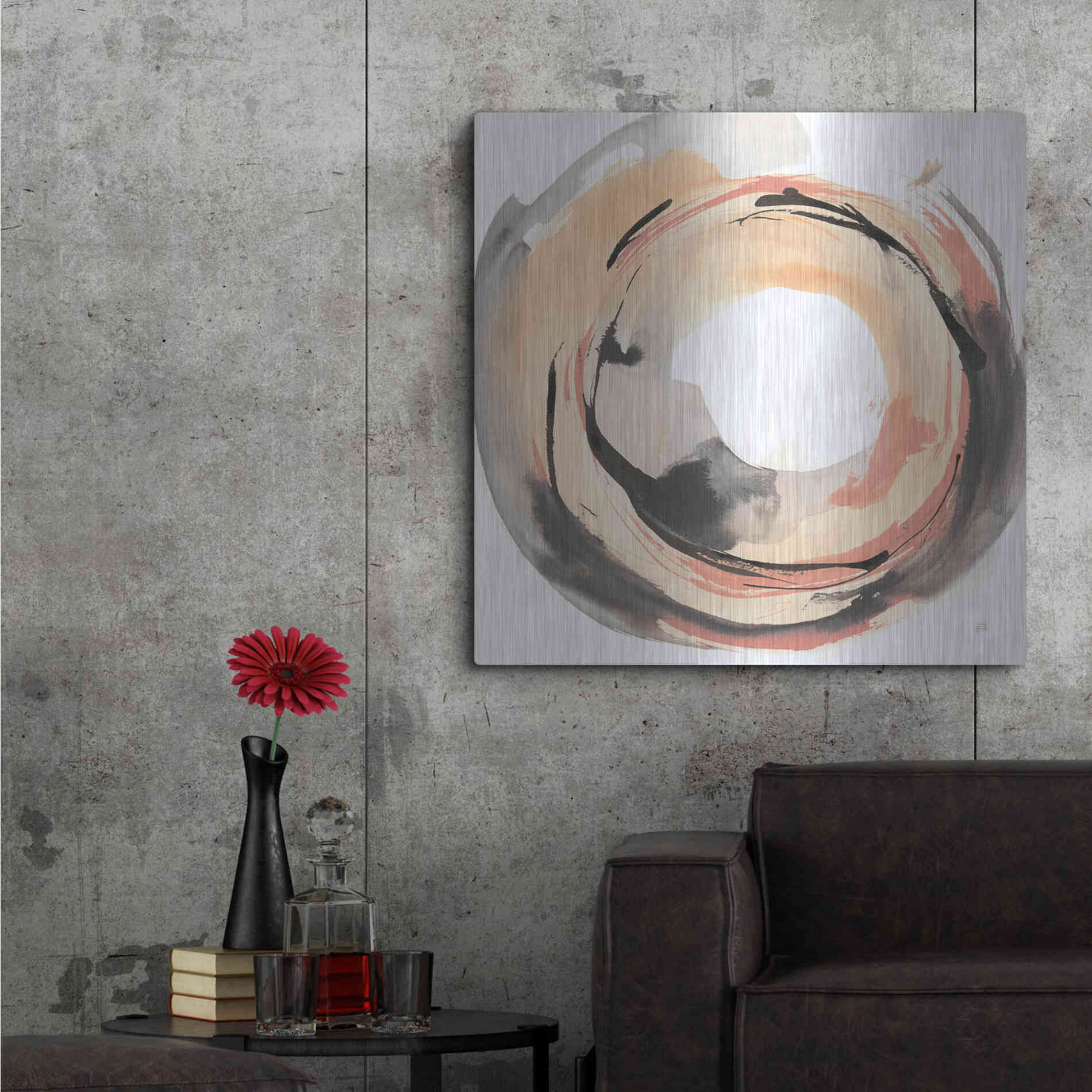 Luxe Metal Art 'Coming to Life II' by Chris Paschke, Metal Wall Art,36x36