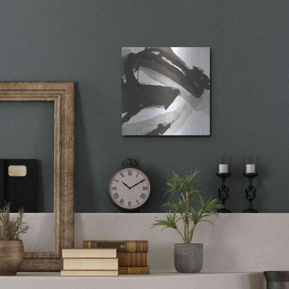 Luxe Metal Art 'Chaos II' by Chris Paschke, Metal Wall Art,12x12