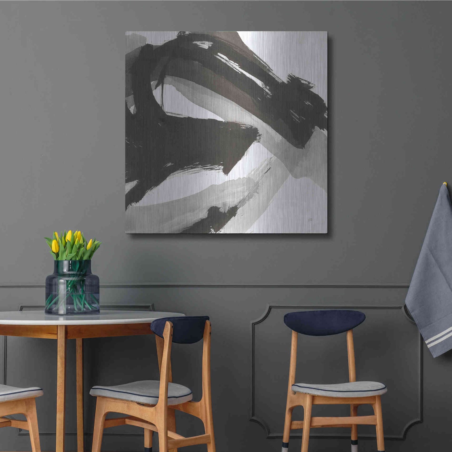 Luxe Metal Art 'Chaos II' by Chris Paschke, Metal Wall Art,36x36