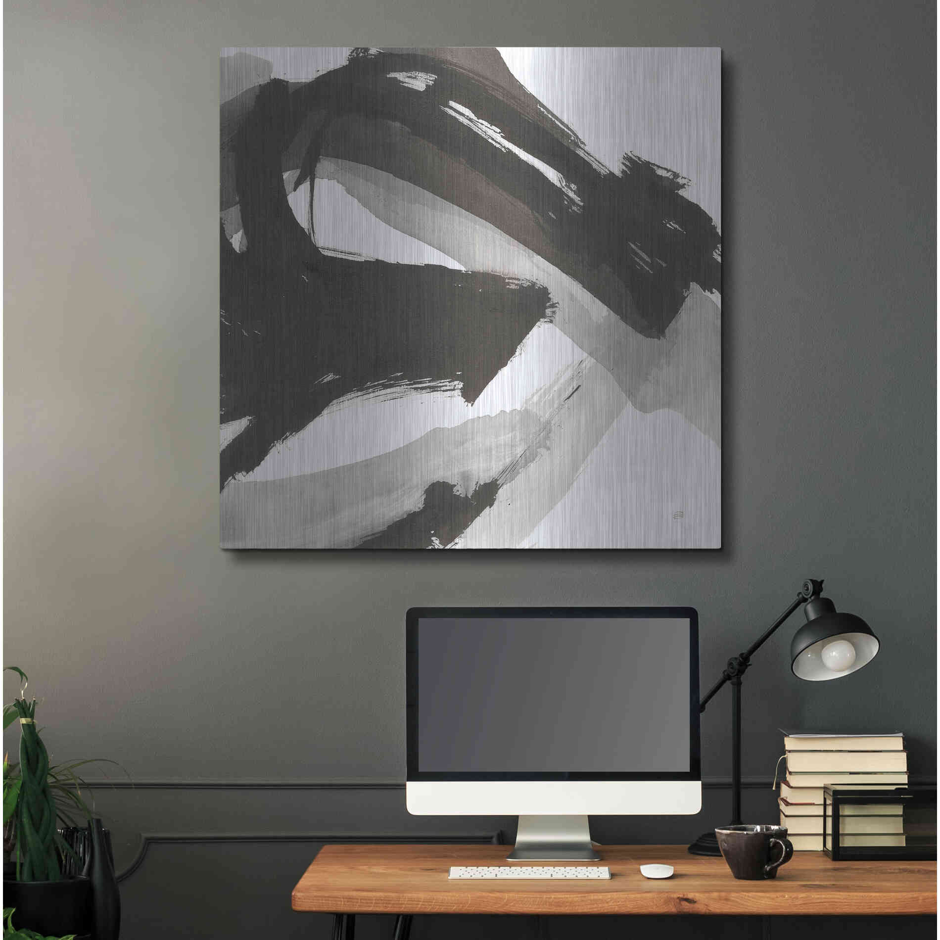 Luxe Metal Art 'Chaos II' by Chris Paschke, Metal Wall Art,36x36