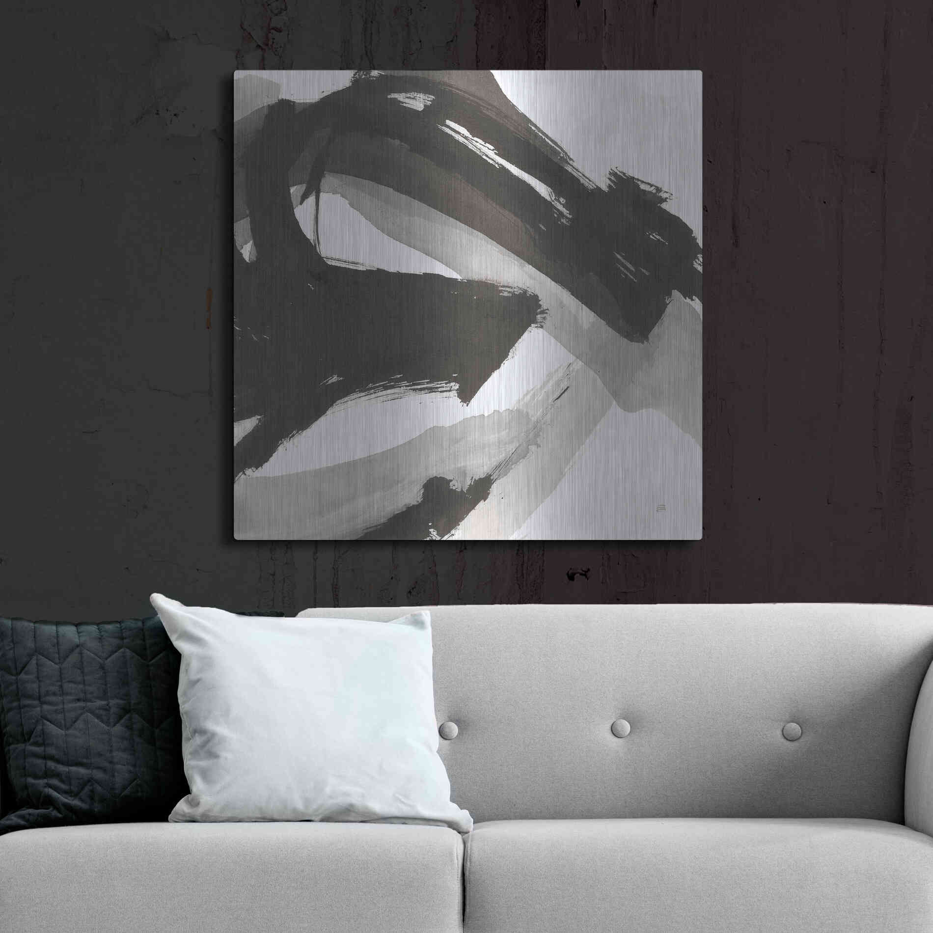 Luxe Metal Art 'Chaos II' by Chris Paschke, Metal Wall Art,36x36