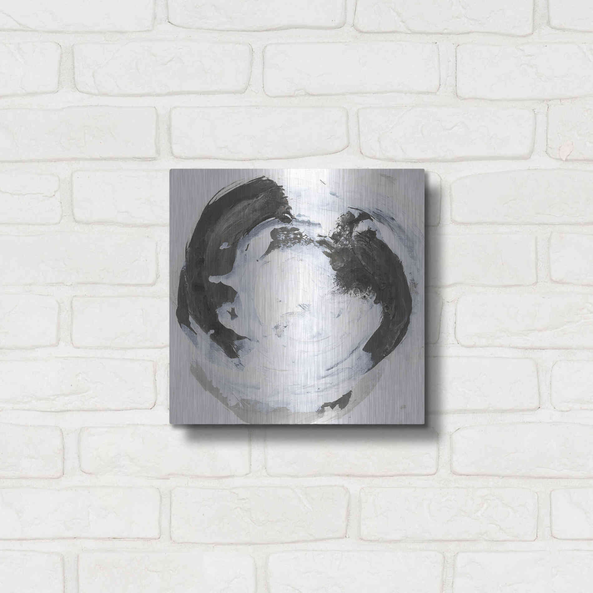 Luxe Metal Art 'Beginning I' by Chris Paschke, Metal Wall Art,12x12