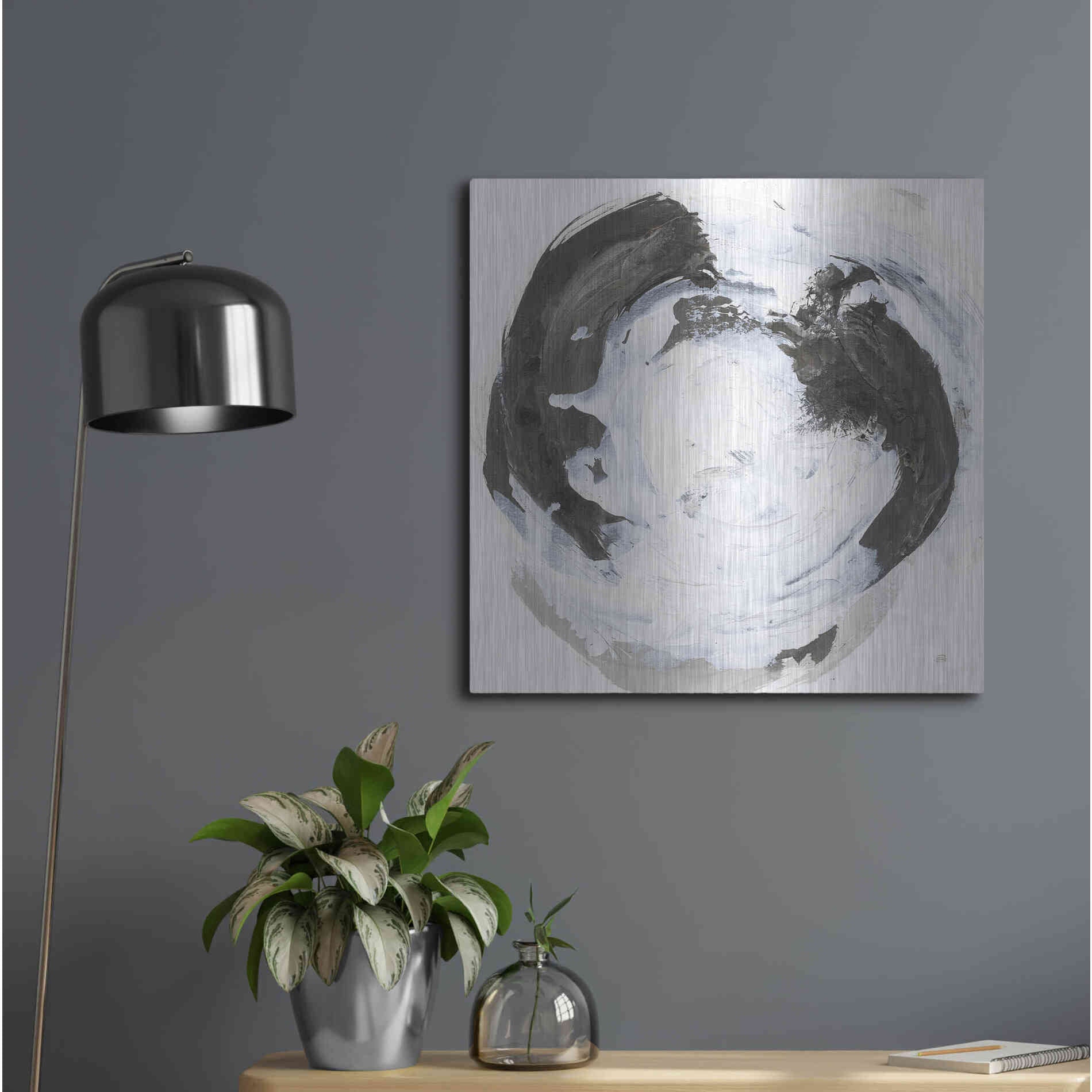 Luxe Metal Art 'Beginning I' by Chris Paschke, Metal Wall Art,24x24