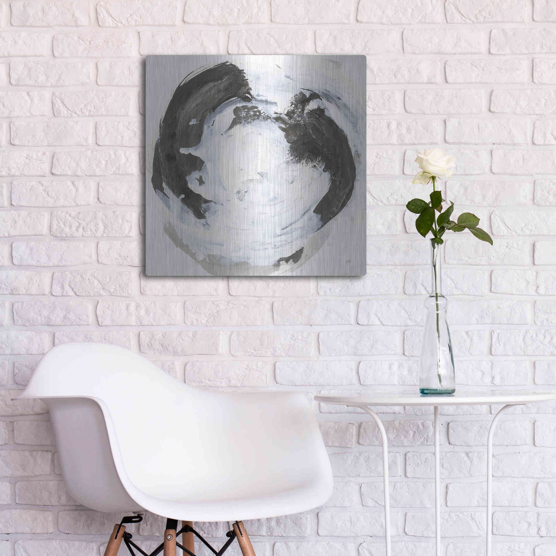 Luxe Metal Art 'Beginning I' by Chris Paschke, Metal Wall Art,24x24