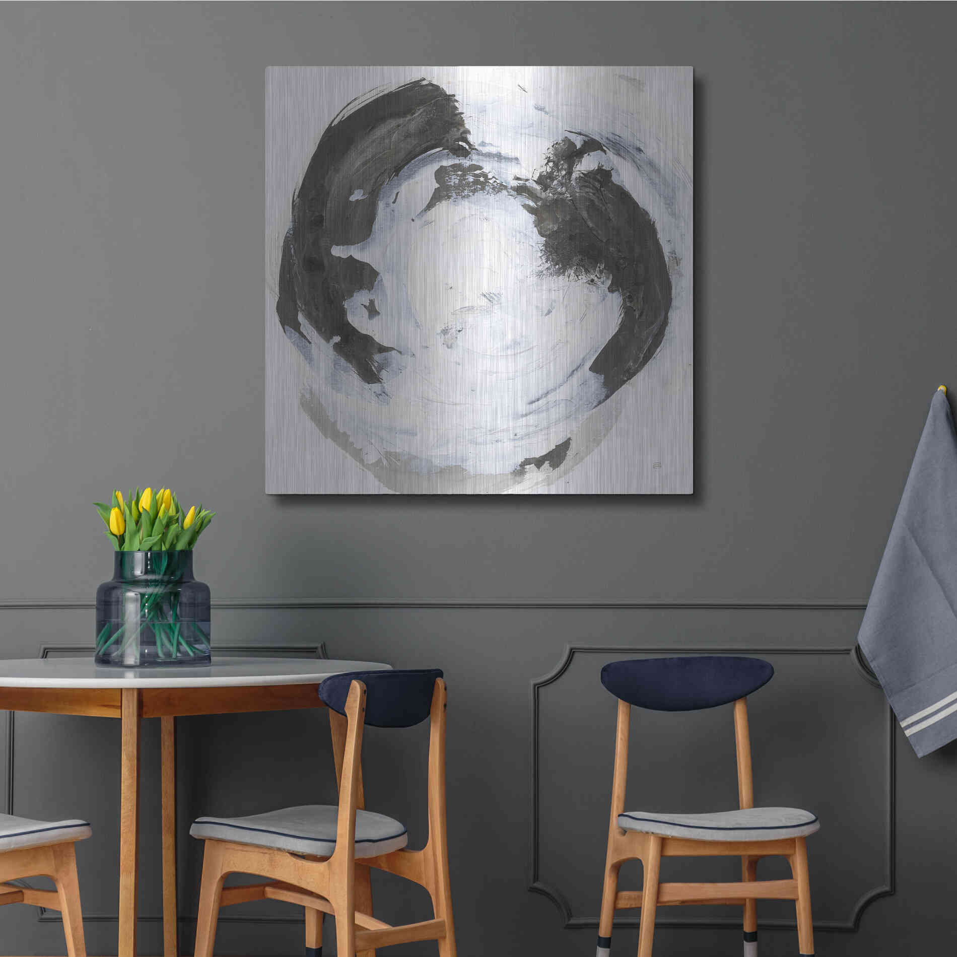 Luxe Metal Art 'Beginning I' by Chris Paschke, Metal Wall Art,36x36