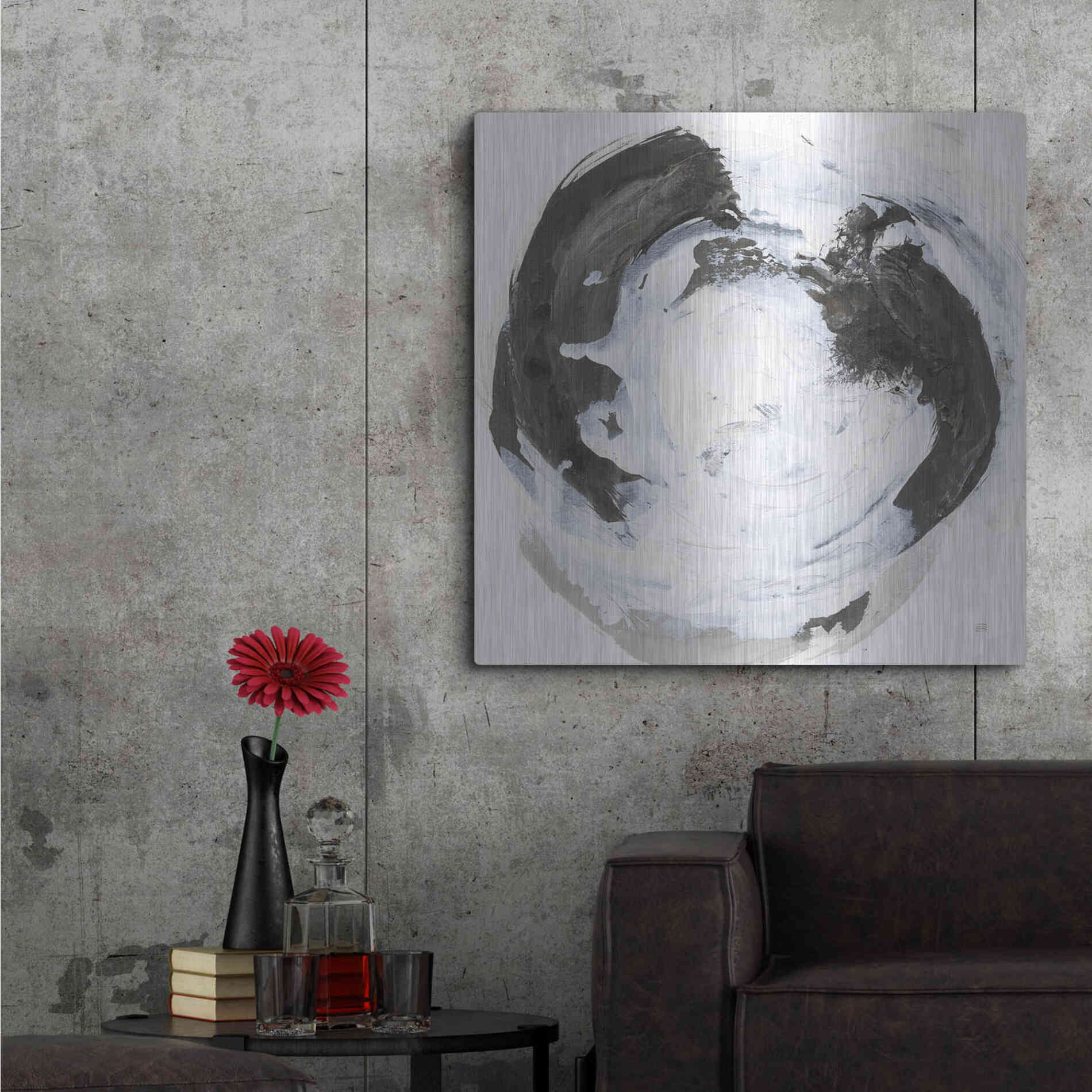 Luxe Metal Art 'Beginning I' by Chris Paschke, Metal Wall Art,36x36