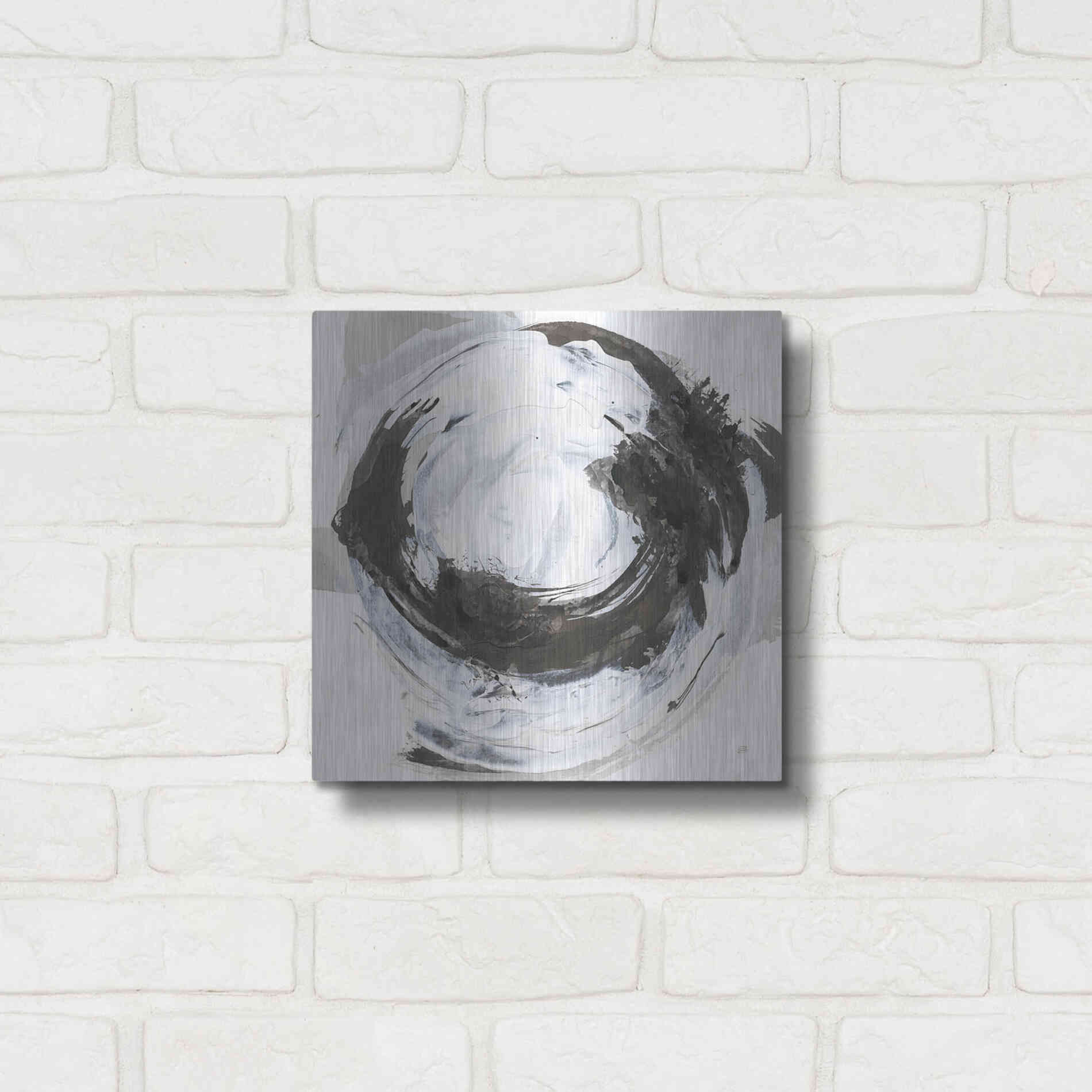 Luxe Metal Art 'Beginning II' by Chris Paschke, Metal Wall Art,12x12