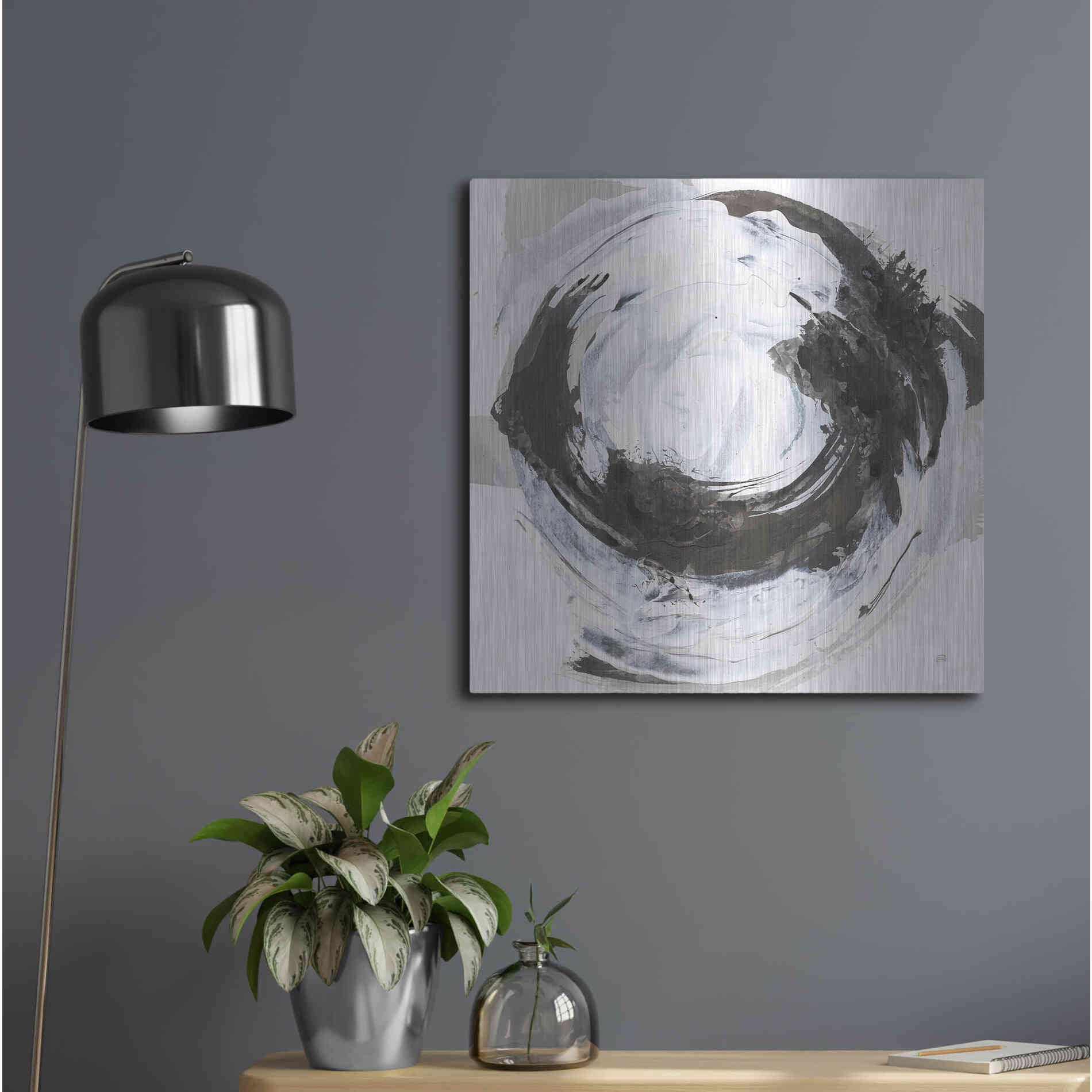 Luxe Metal Art 'Beginning II' by Chris Paschke, Metal Wall Art,24x24