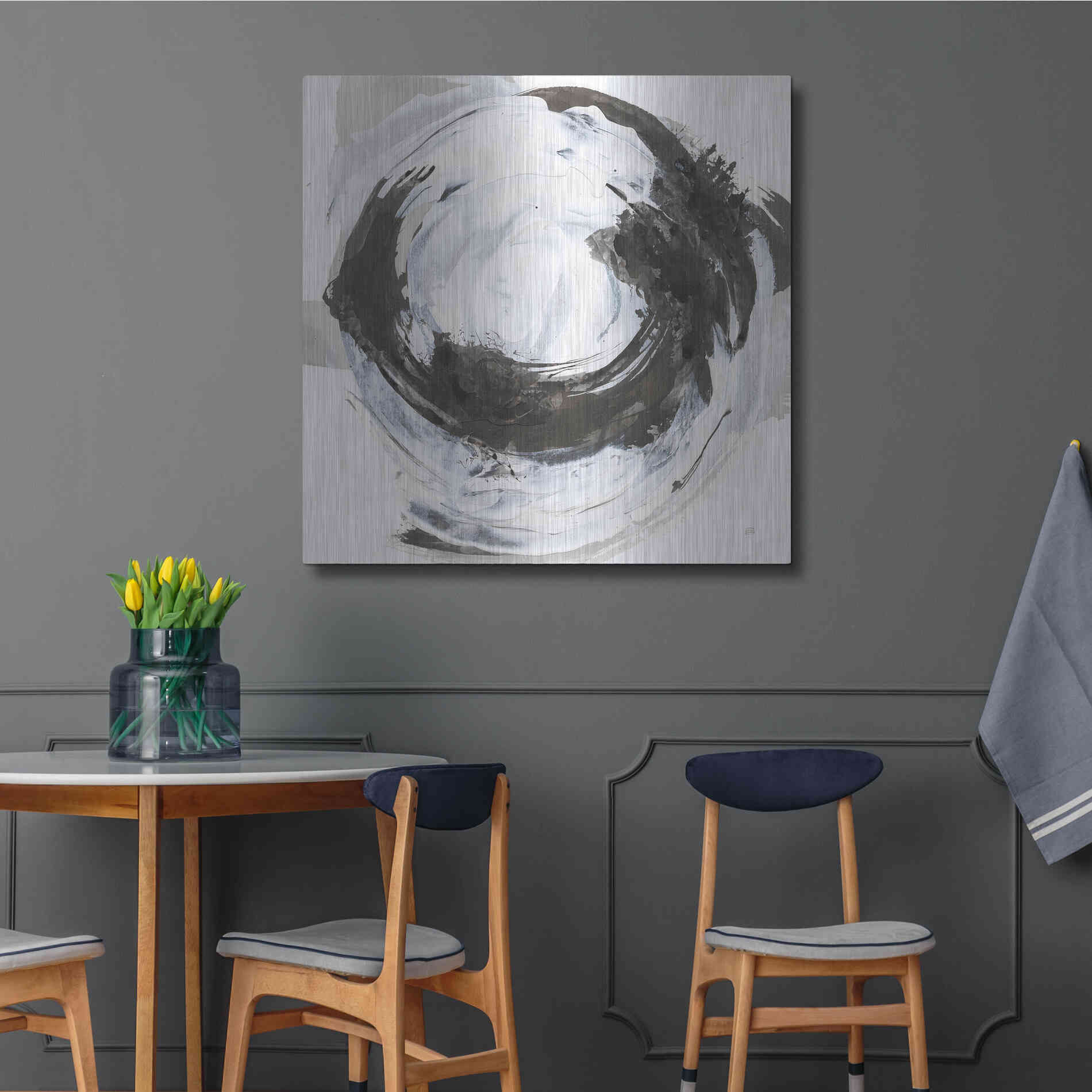 Luxe Metal Art 'Beginning II' by Chris Paschke, Metal Wall Art,36x36