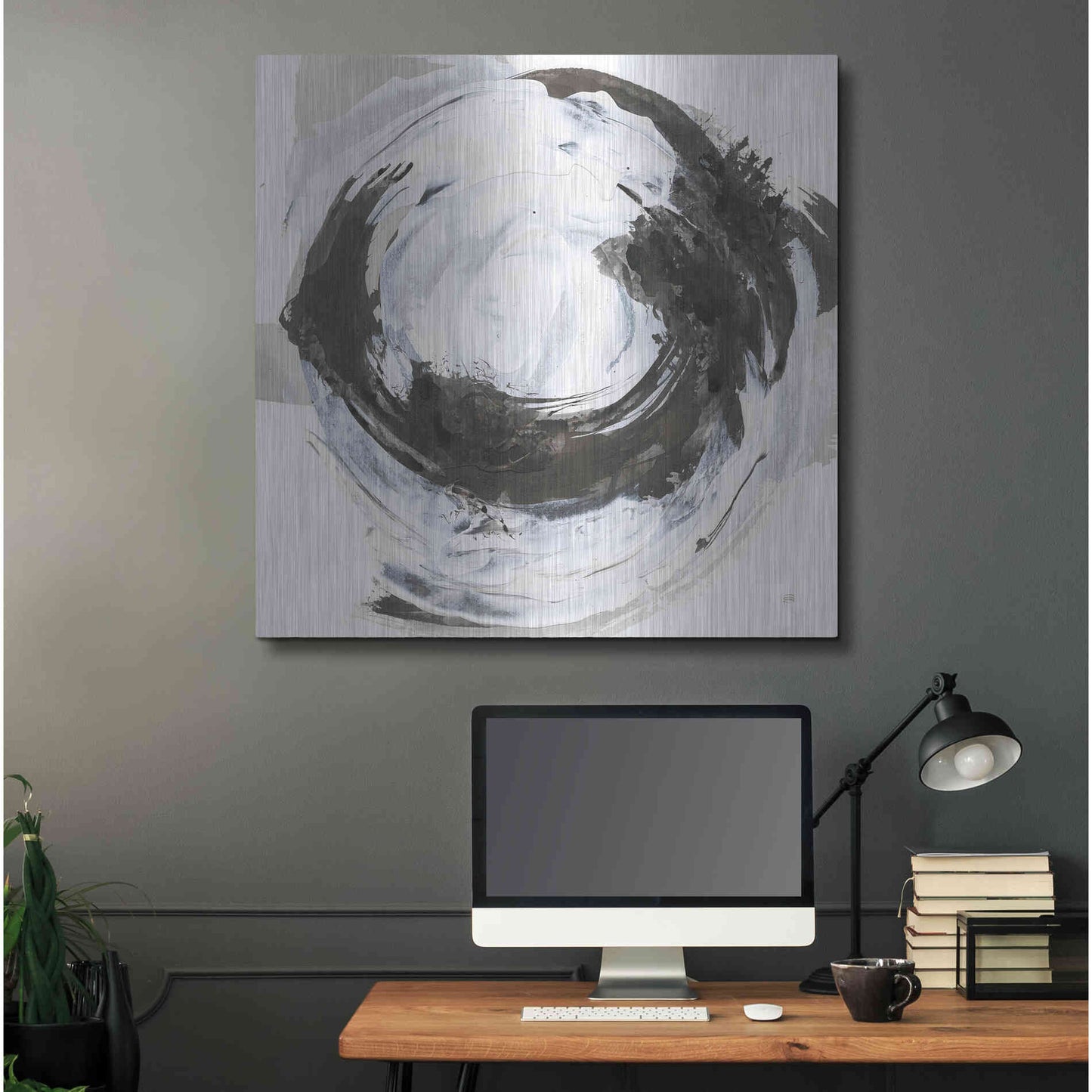 Luxe Metal Art 'Beginning II' by Chris Paschke, Metal Wall Art,36x36