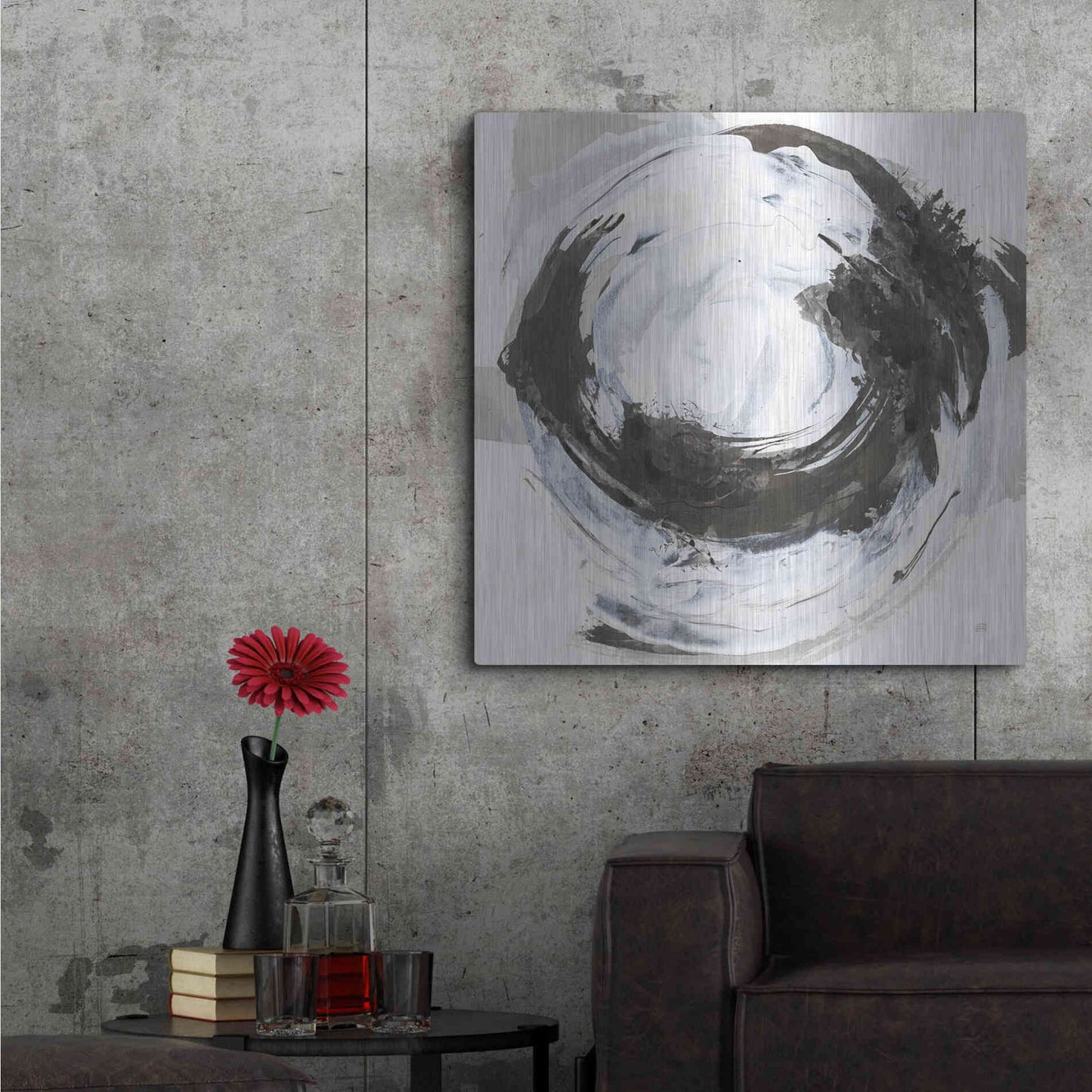 Luxe Metal Art 'Beginning II' by Chris Paschke, Metal Wall Art,36x36