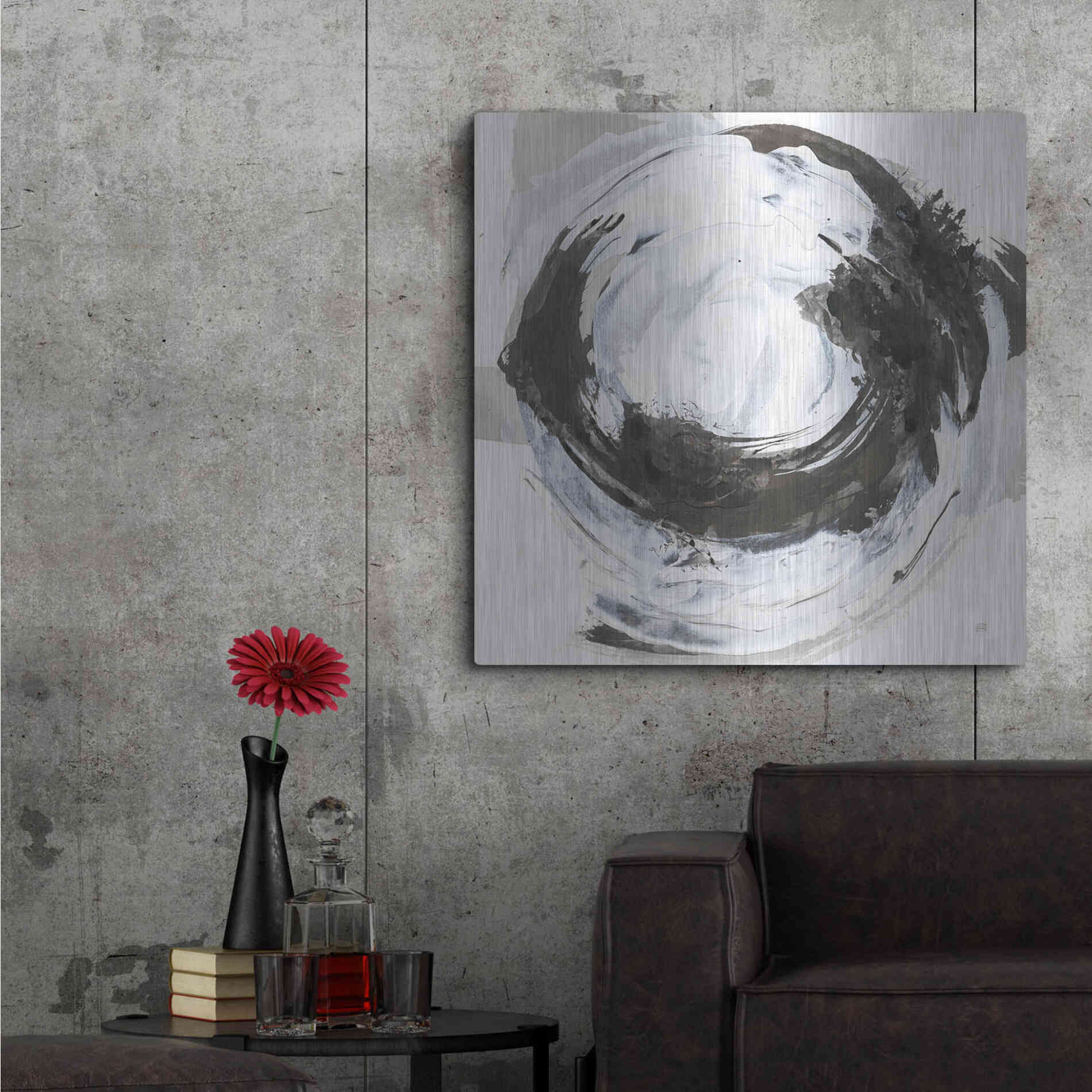 Luxe Metal Art 'Beginning II' by Chris Paschke, Metal Wall Art,36x36