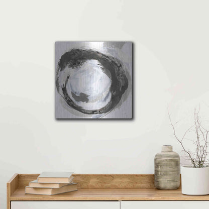 Luxe Metal Art 'Beginning III' by Chris Paschke, Metal Wall Art,12x12