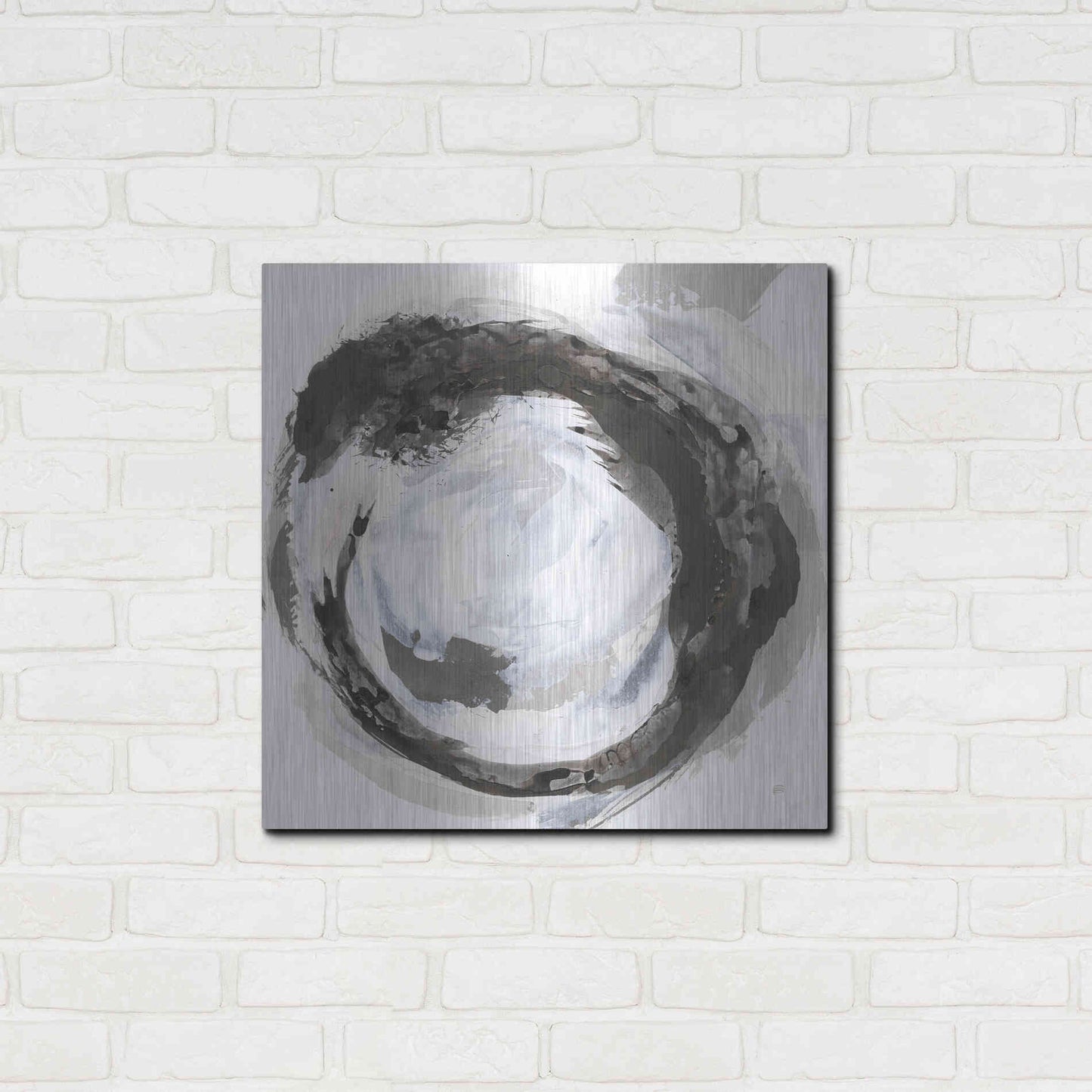 Luxe Metal Art 'Beginning III' by Chris Paschke, Metal Wall Art,24x24