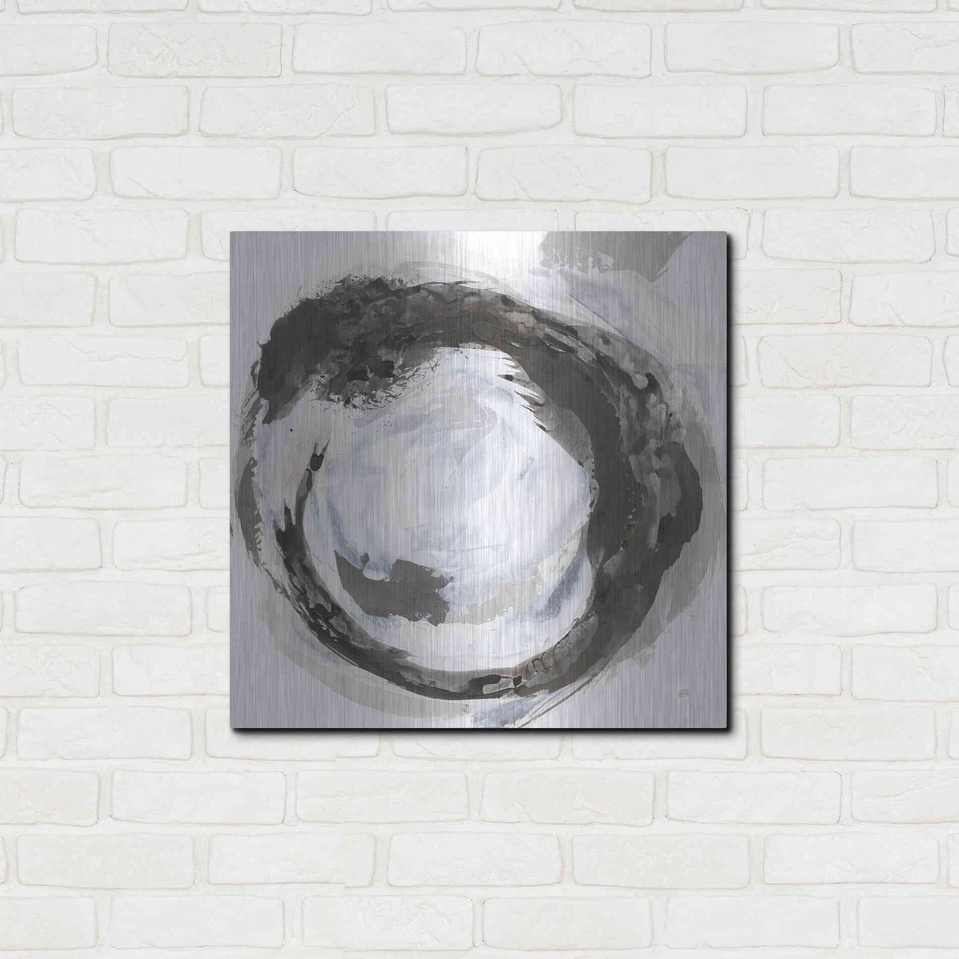 Luxe Metal Art 'Beginning III' by Chris Paschke, Metal Wall Art,24x24