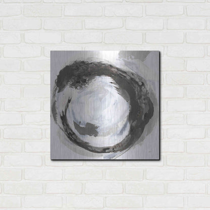 Luxe Metal Art 'Beginning III' by Chris Paschke, Metal Wall Art,24x24