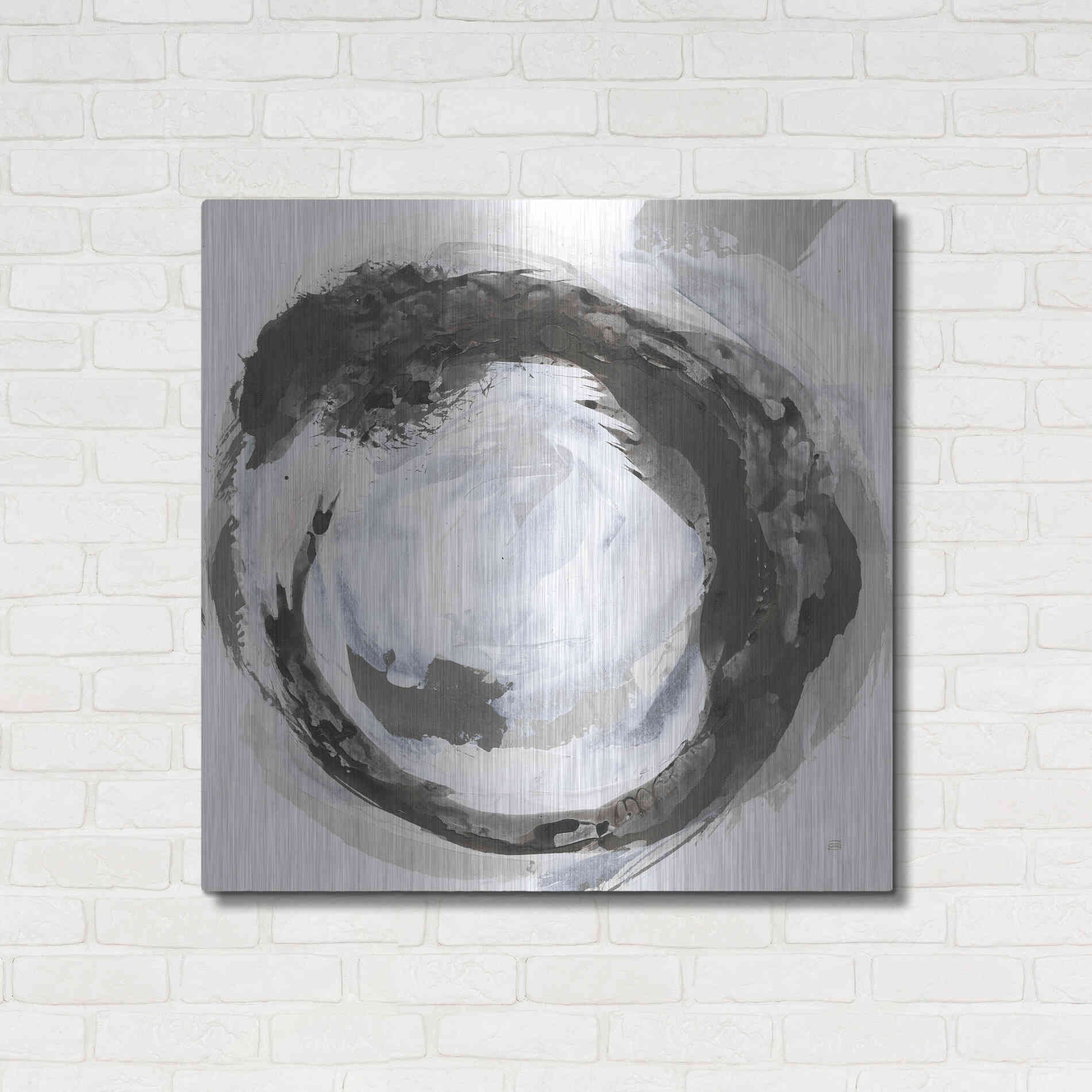 Luxe Metal Art 'Beginning III' by Chris Paschke, Metal Wall Art,36x36