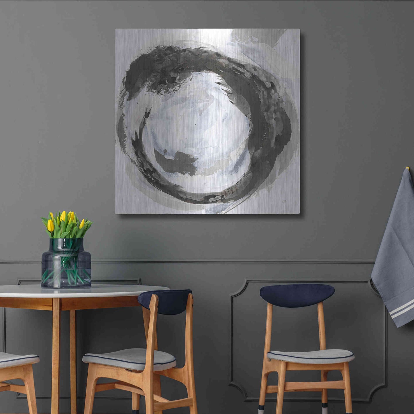 Luxe Metal Art 'Beginning III' by Chris Paschke, Metal Wall Art,36x36