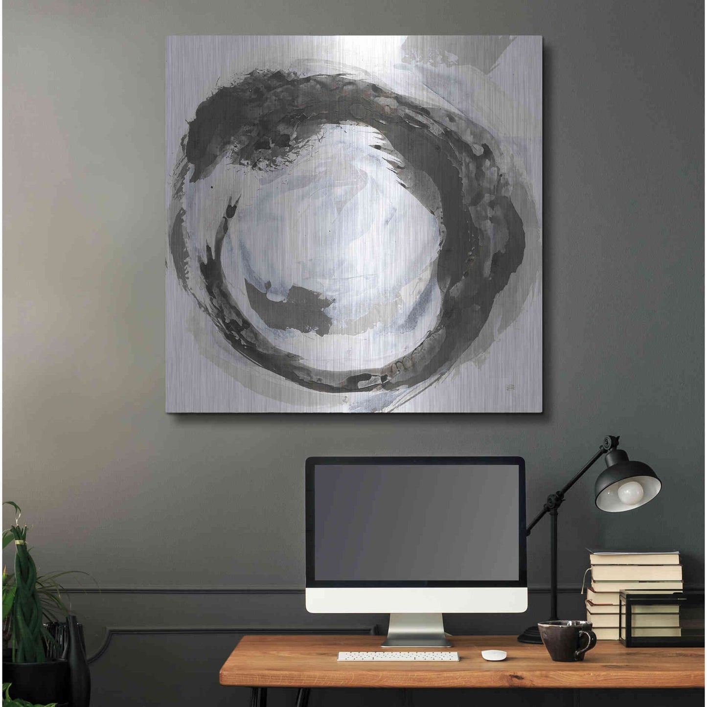 Luxe Metal Art 'Beginning III' by Chris Paschke, Metal Wall Art,36x36