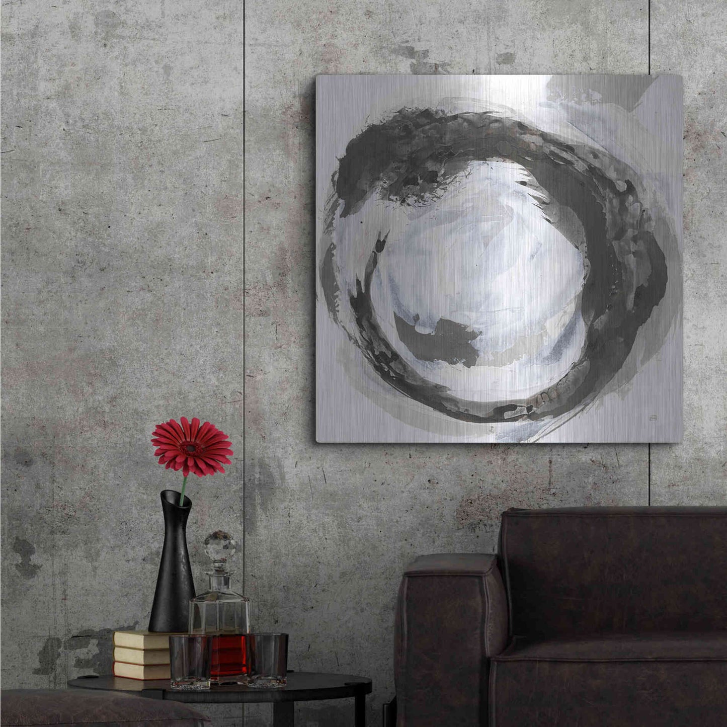 Luxe Metal Art 'Beginning III' by Chris Paschke, Metal Wall Art,36x36