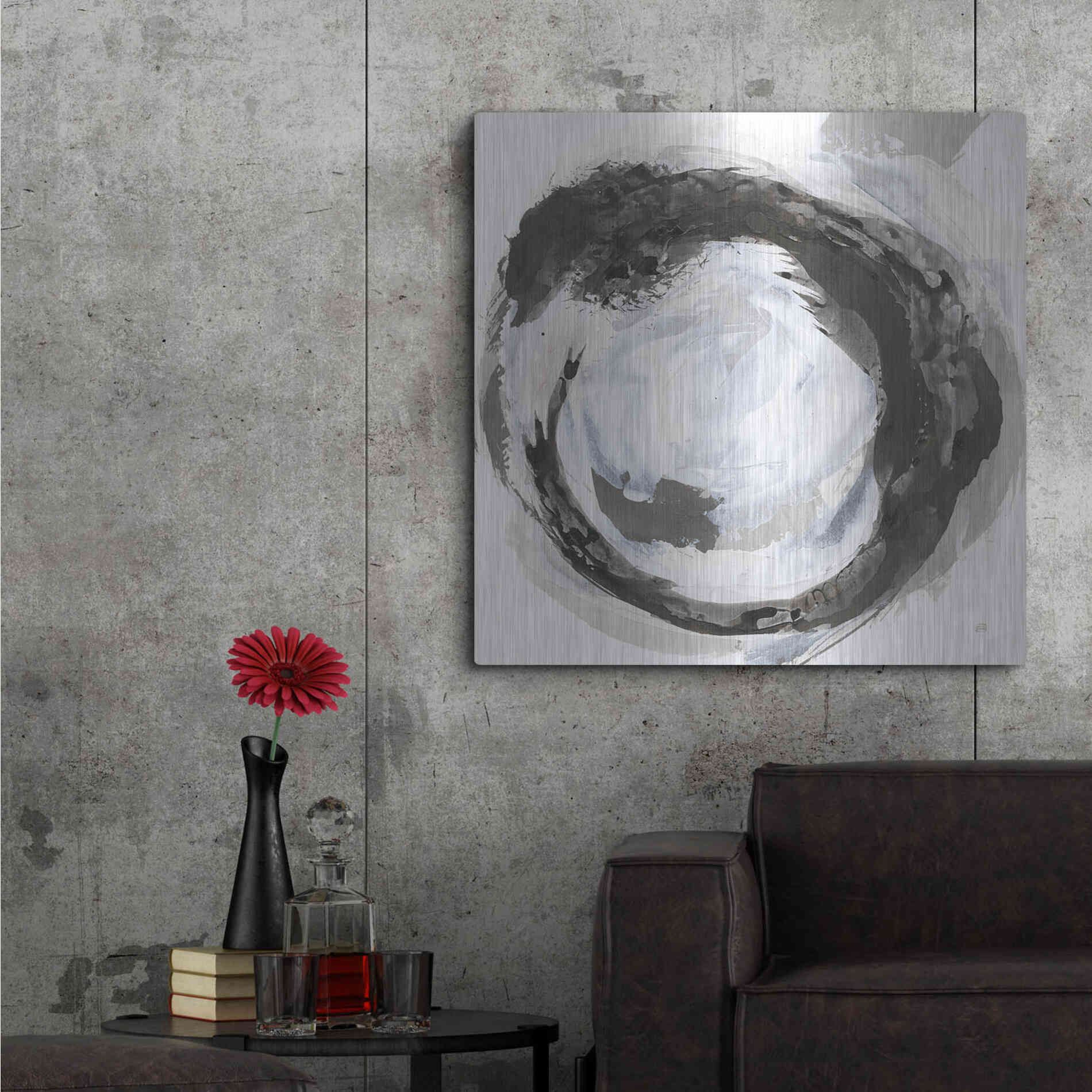 Luxe Metal Art 'Beginning III' by Chris Paschke, Metal Wall Art,36x36