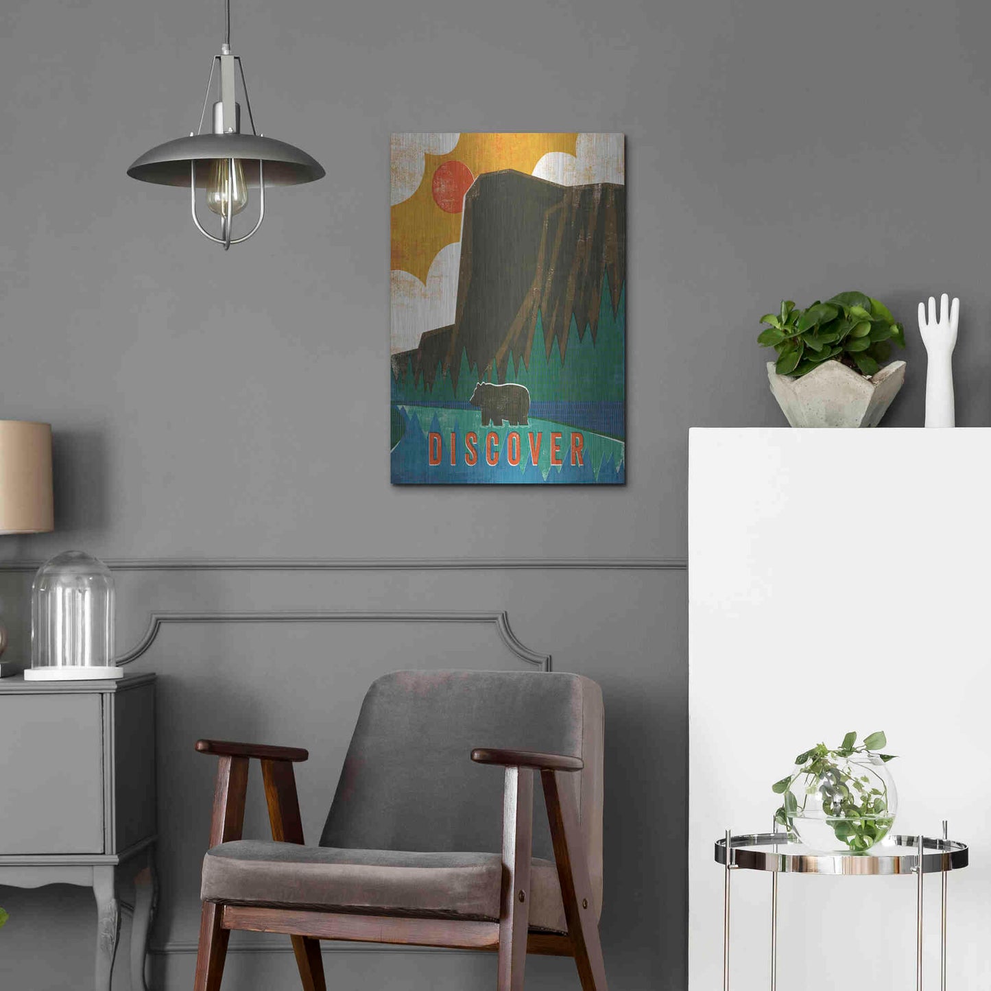 Luxe Metal Art 'Big Sky IV' by Michael Mullan, Metal Wall Art,16x24