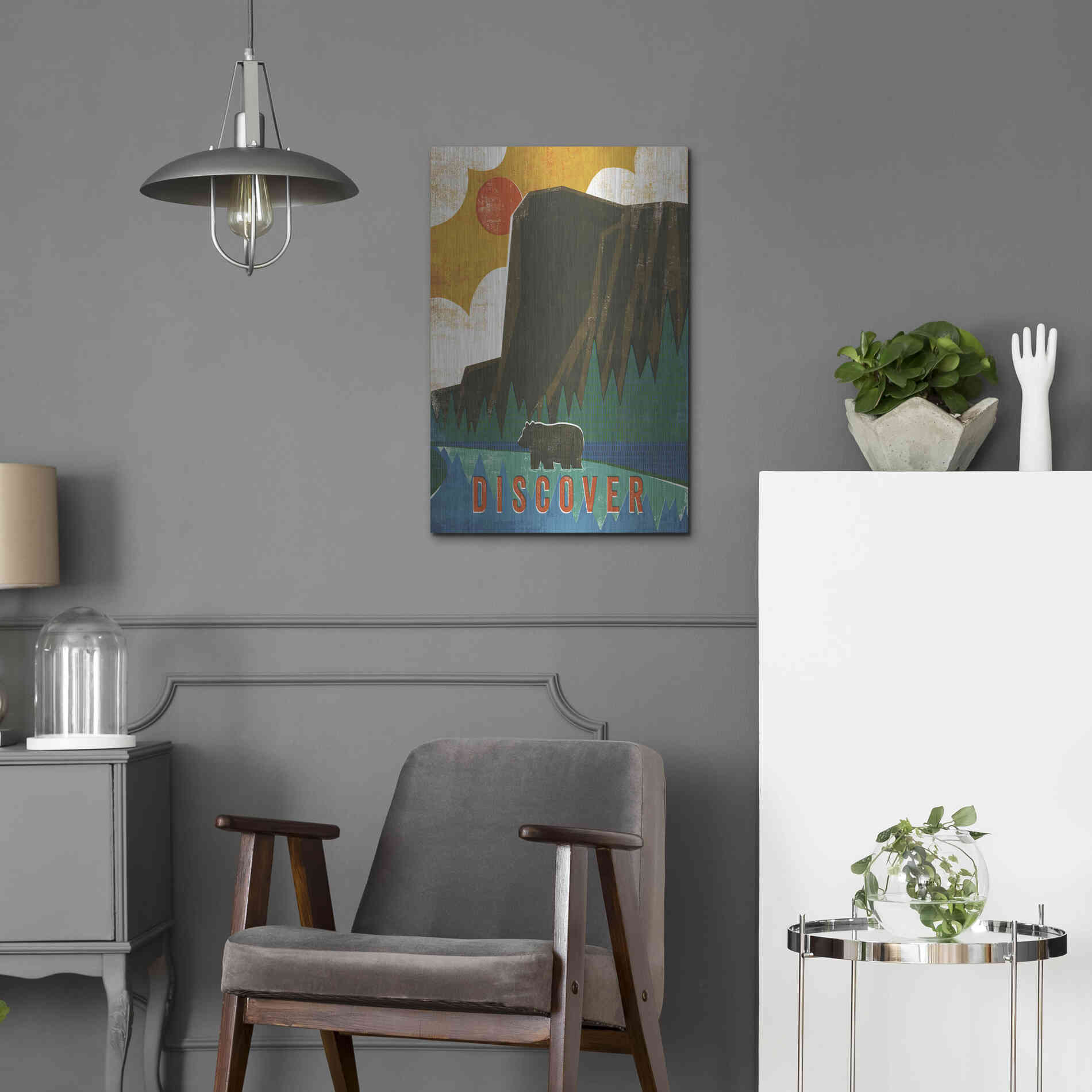 Luxe Metal Art 'Big Sky IV' by Michael Mullan, Metal Wall Art,16x24