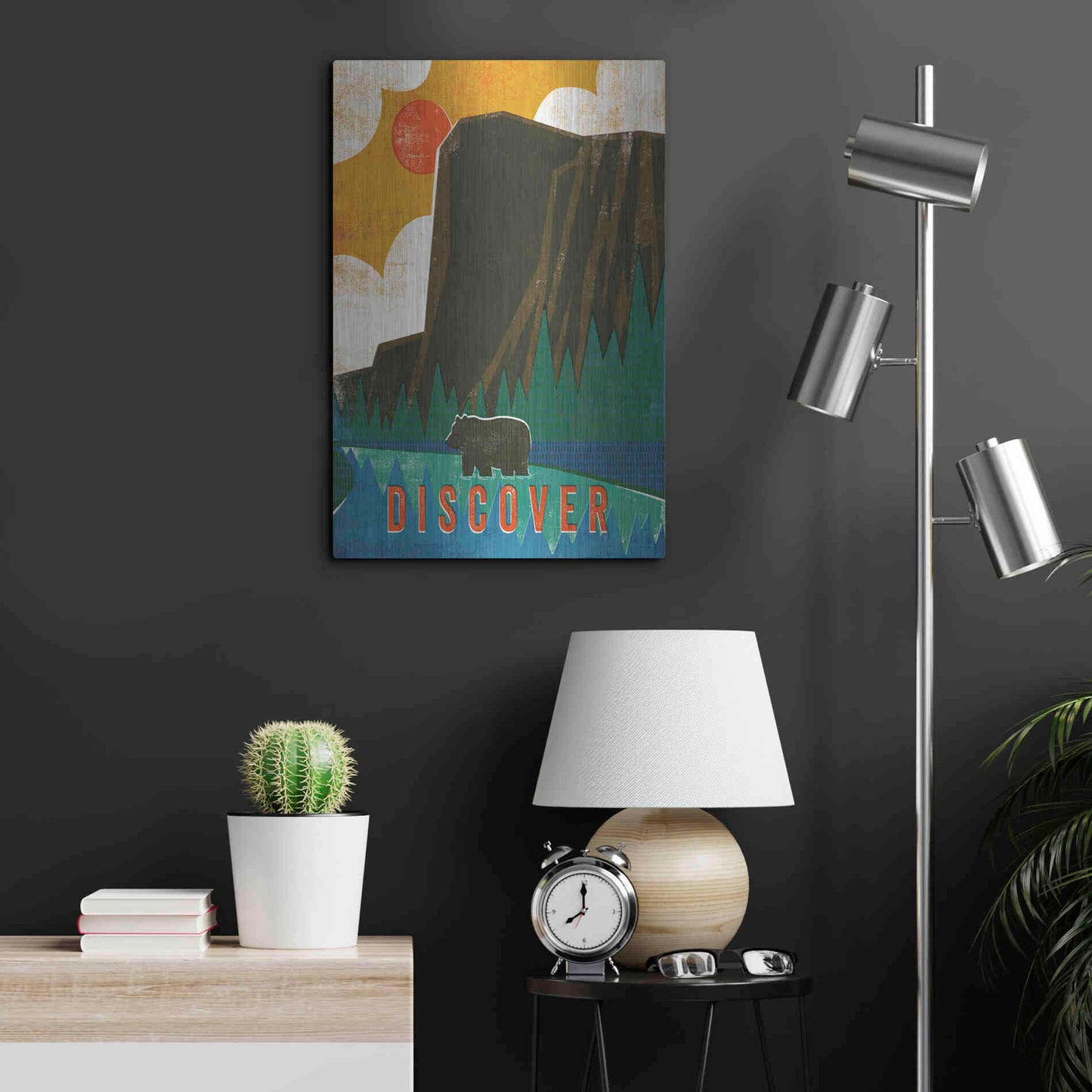 Luxe Metal Art 'Big Sky IV' by Michael Mullan, Metal Wall Art,16x24