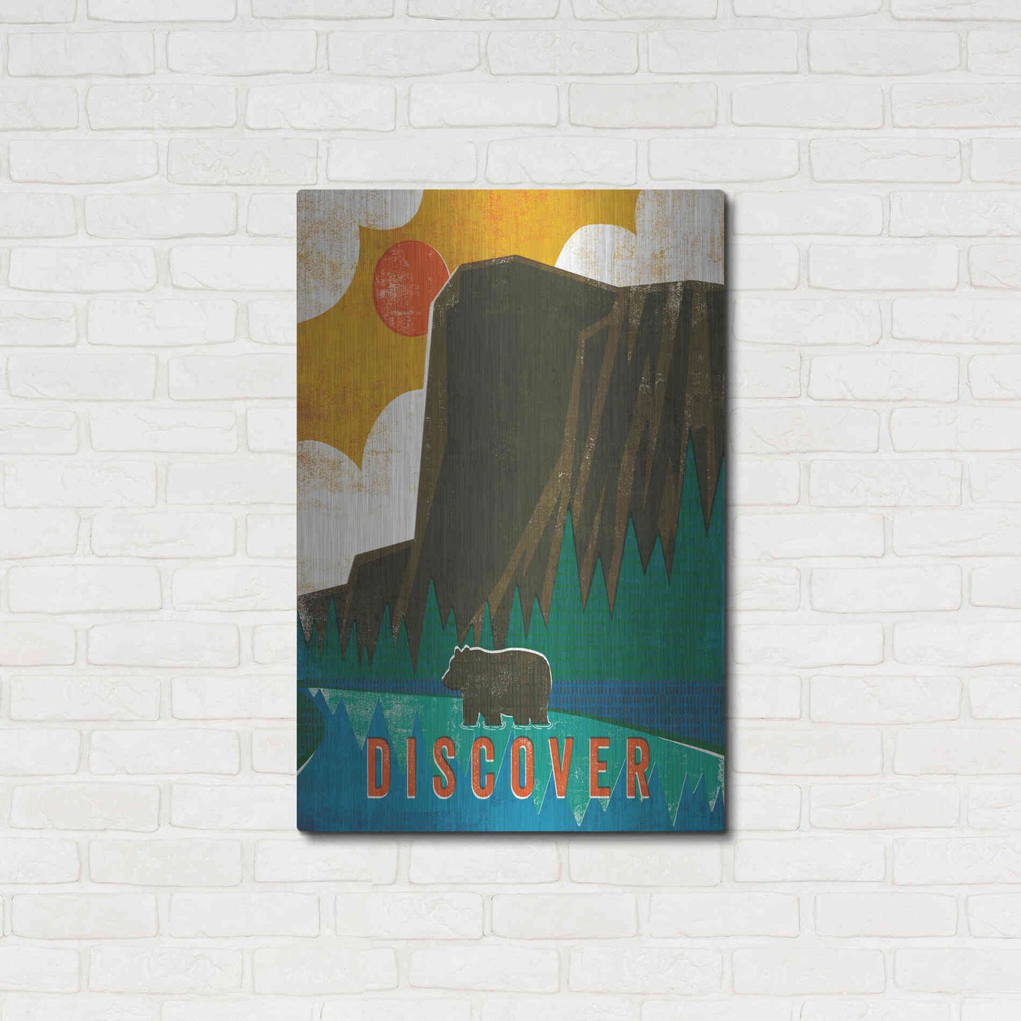 Luxe Metal Art 'Big Sky IV' by Michael Mullan, Metal Wall Art,24x36