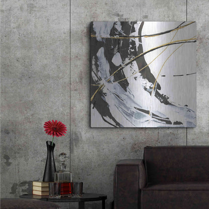 Luxe Metal Art 'Continuum I' by Chris Paschke, Metal Wall Art,36x36