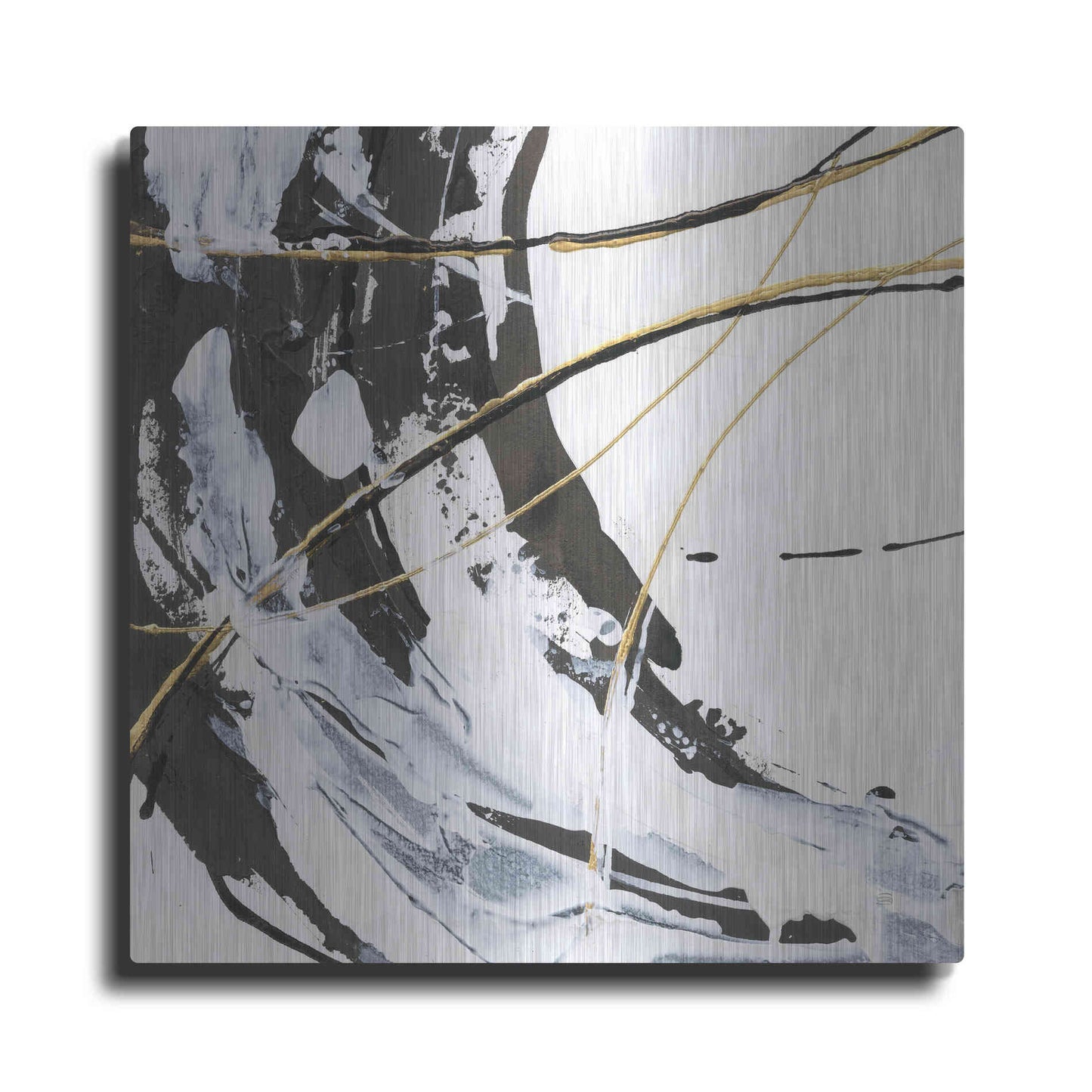 Luxe Metal Art 'Continuum I' by Chris Paschke, Metal Wall Art