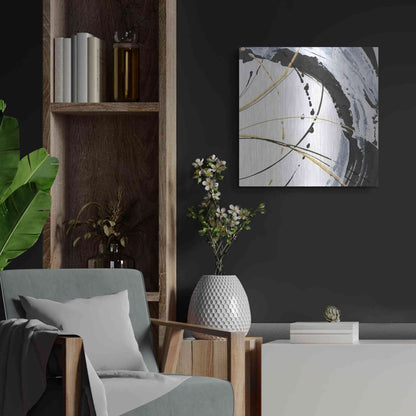 Luxe Metal Art 'Continuum II' by Chris Paschke, Metal Wall Art,24x24