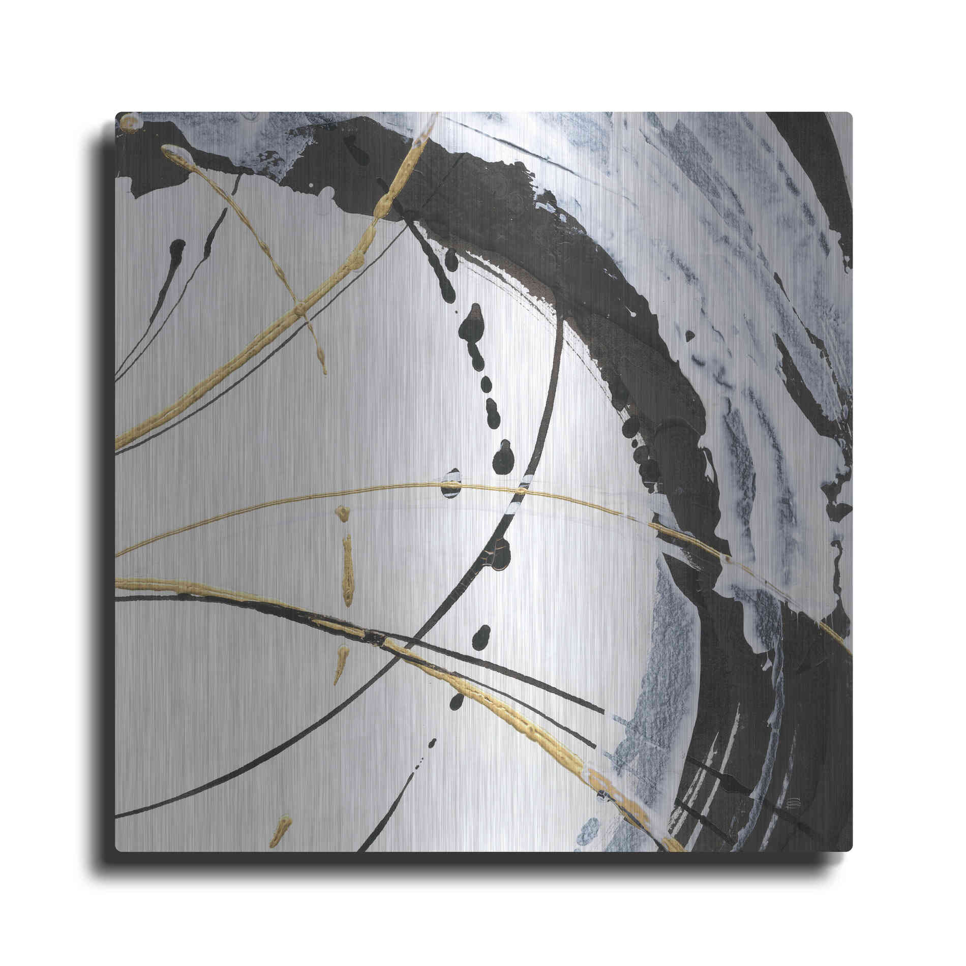 Luxe Metal Art 'Continuum II' by Chris Paschke, Metal Wall Art