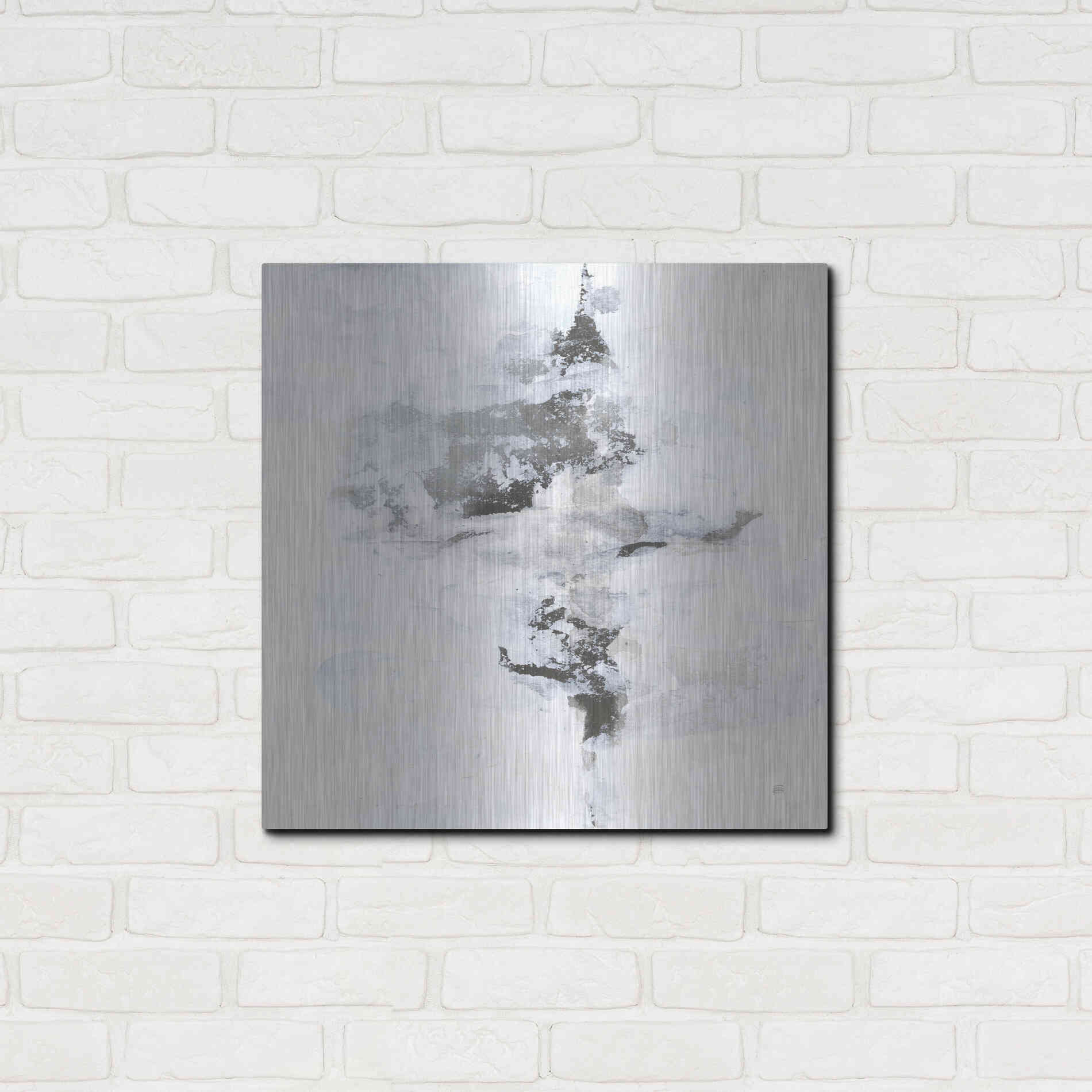 Luxe Metal Art 'Layered Thinking I' by Chris Paschke, Metal Wall Art,24x24