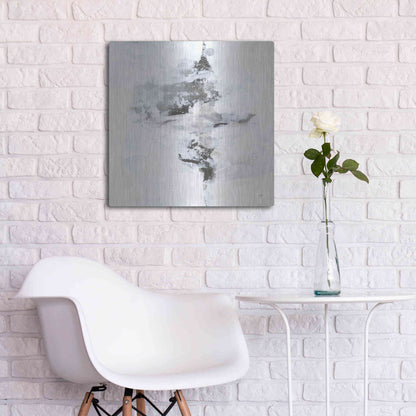 Luxe Metal Art 'Layered Thinking I' by Chris Paschke, Metal Wall Art,24x24