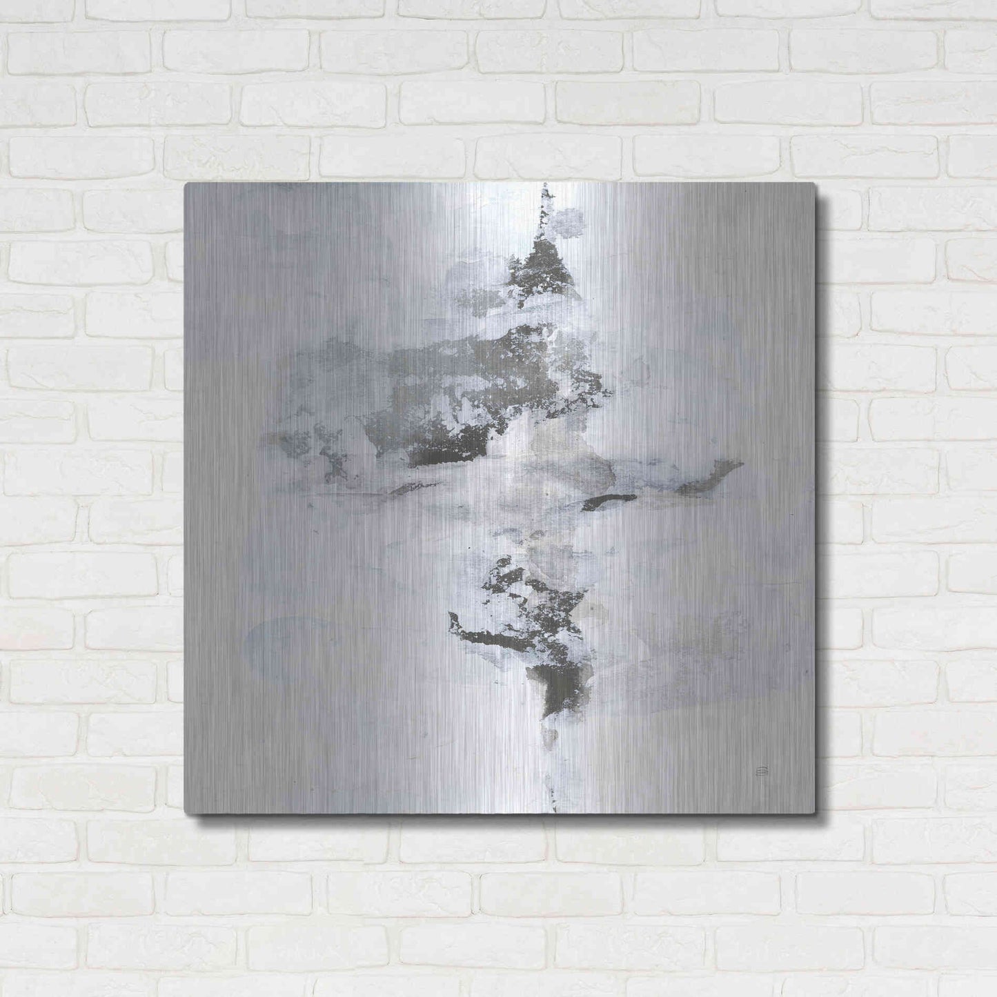 Luxe Metal Art 'Layered Thinking I' by Chris Paschke, Metal Wall Art,36x36